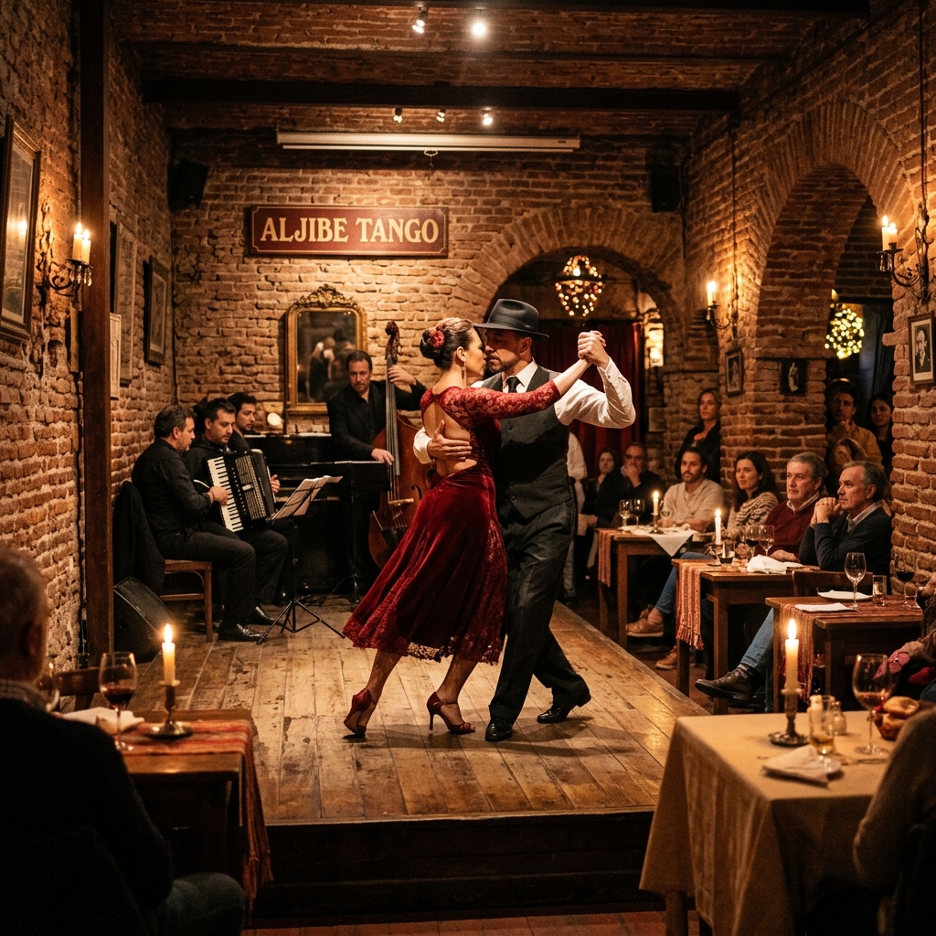 Aljibe Tango: Jantar Show de Tango e Folclore em San Telmo
