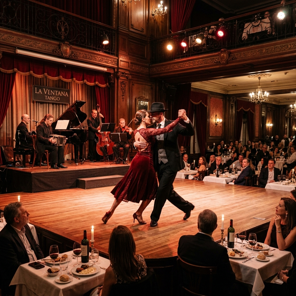 La Ventana: Jantar Show de Tango e Folclore de Luxo em San Telmo