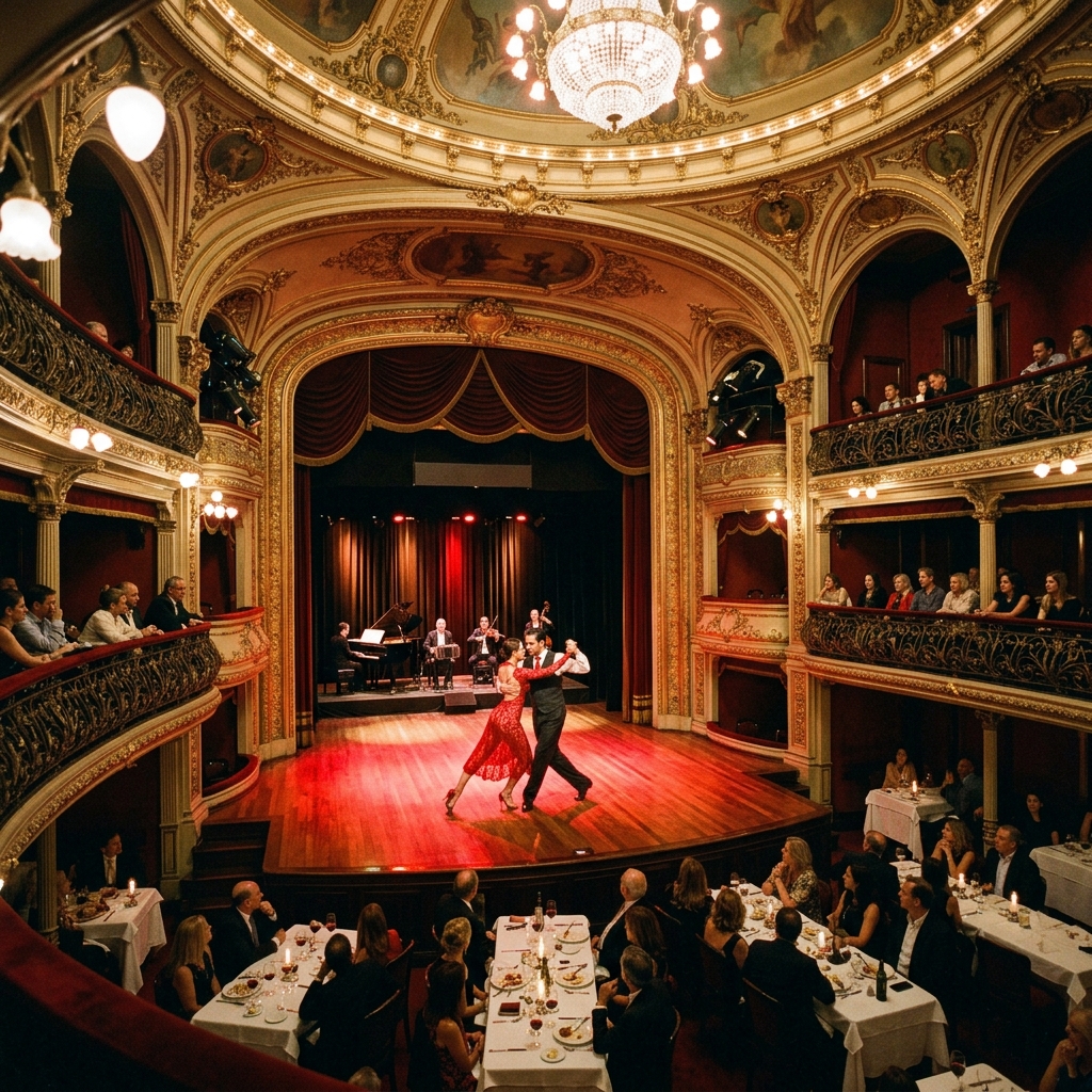 Palacio Tango: Jantar Show no Histórico Teatro Astor Piazzolla